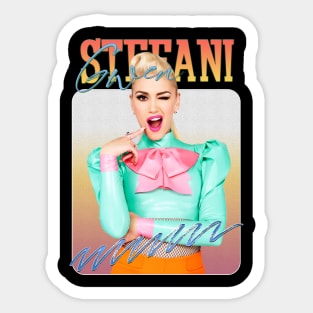 Vintage Aesthetic Gwen Stefani Sticker